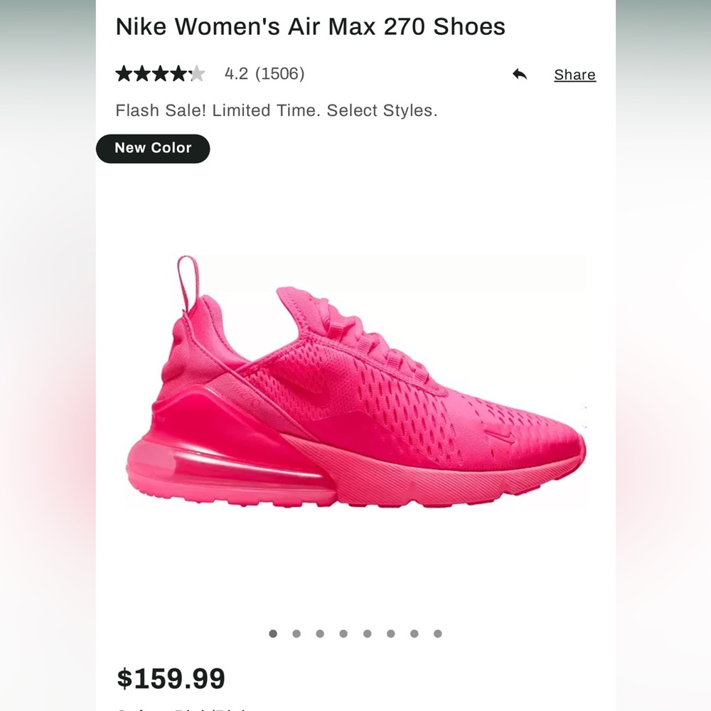 Pink Nike Air Max - Picture 2 of 2